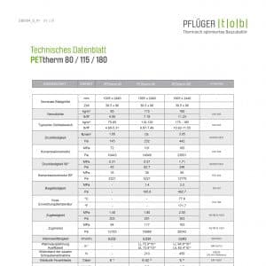 Datenblatt PETtherm